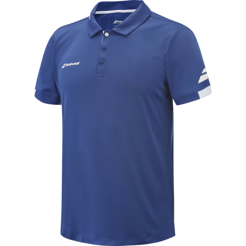 Polo Babolat Play Junior Boy Bleu - Esprit Padel Shop