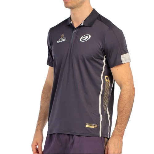 Polo Bullpadel Bogue Noir - Esprit Padel Shop