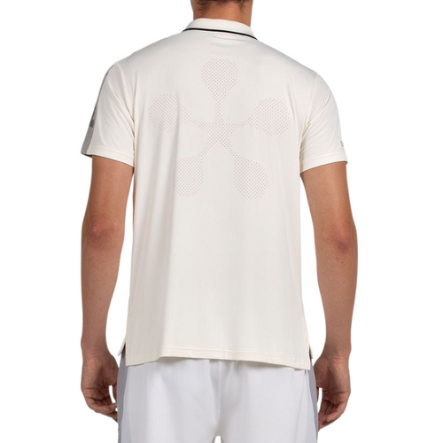 Polo Bullpadel Patron Blanc - Esprit Padel Shop