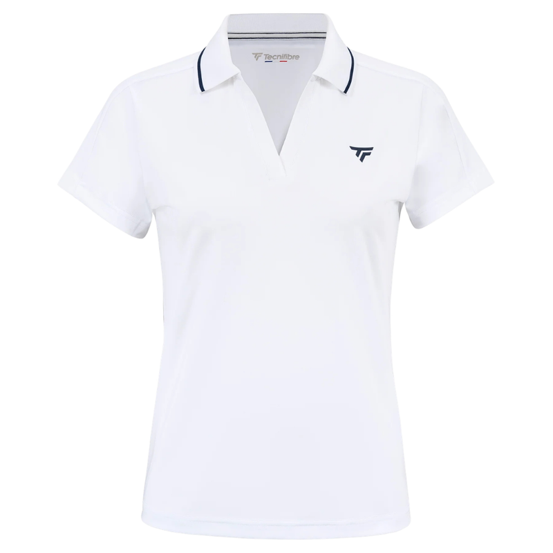 Polo Tecnifibre Team Tech Blanc Femme - Esprit Padel Shop