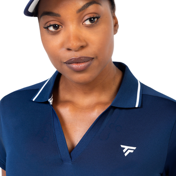 Polo Tecnifibre Team Tech Azul Marino Mujer - Esprit Padel Shop