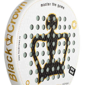 Black Crown Piton White 2025 padel racket - Esprit Padel Shop
