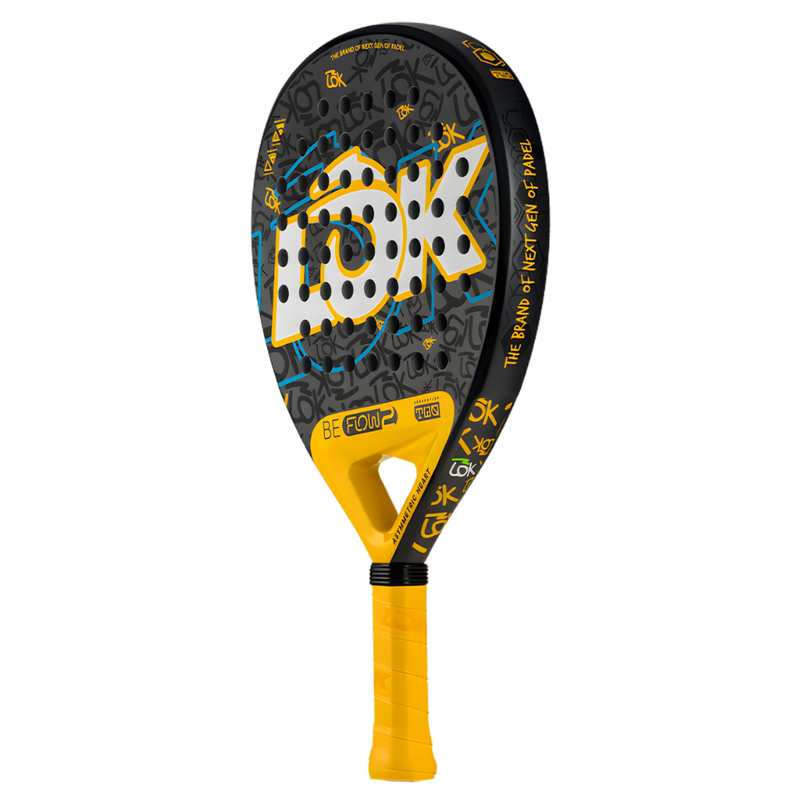 Raquette de padel Lok Be Flow Gen 2 Jaune 2026 - Esprit Padel Shop