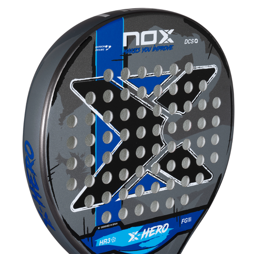 Nox X-Hero Blauw 2026 padelracket - Esprit Padel Shop