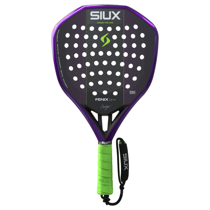 Raquette de padel Siux Fenix Pro VII Violet By Leo Augsburger 2027 - Esprit Padel Shop