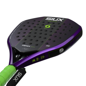 Raquette de padel Siux Fenix Pro VII Violet By Leo Augsburger 2027 - Esprit Padel Shop