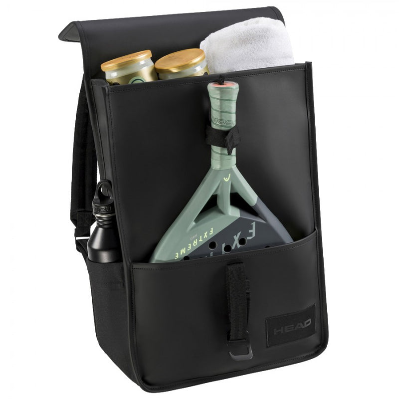 Sac à dos Head Pro Backpack 23L noir 2024 ouvert - Esprit Padel Shop