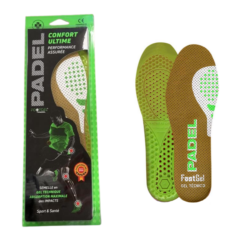 Semelle de padel Footgel à l'Eucalyptus - Esprit Padel Shop