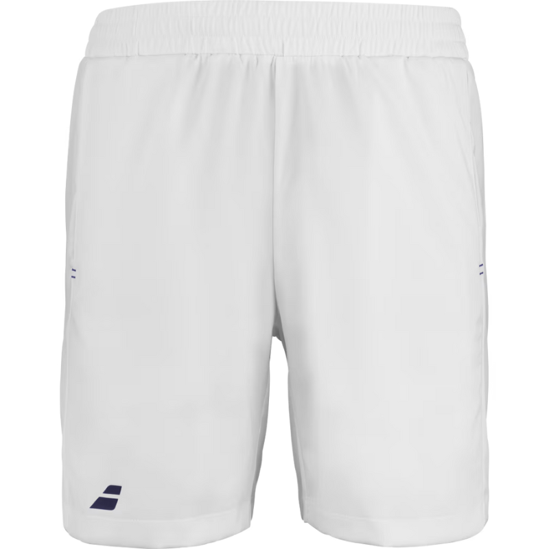 Short Babolat Play Junior Boy Blanc 2024 - Esprit Padel Shop