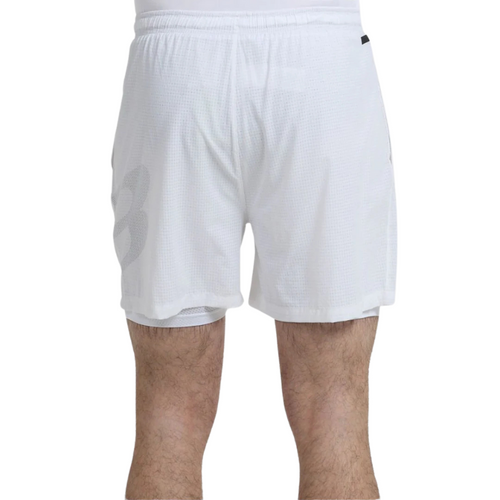 Pantalón corto Bullpadel Usela Blanco - Esprit Padel Shop