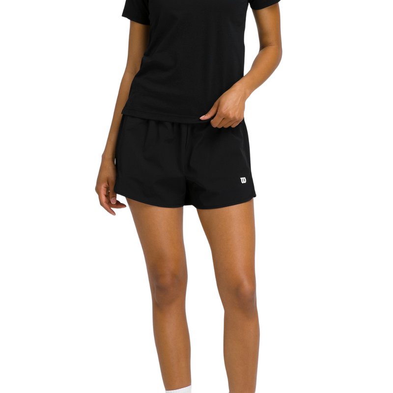 Short Wilson Team Noir Femme - Esprit Padel Shop
