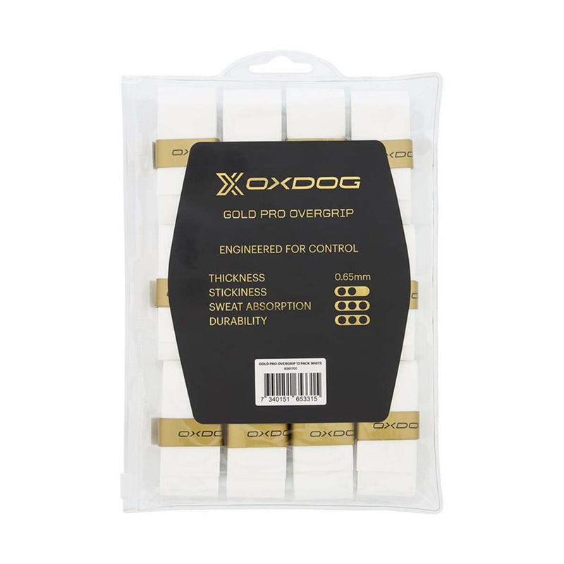 Surgrips Oxdog Gold Pro Blanc x12 - Esprit Padel Shop