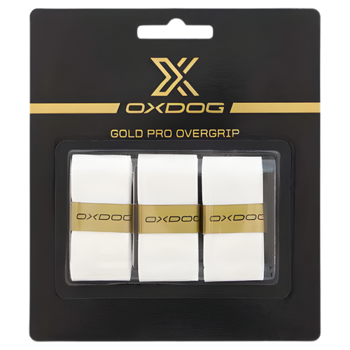 Oxdog Gold Pro x3 Overgrips White - Esprit Padel Shop