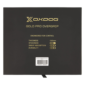 Boîte de 60 Surgrips Oxdog Gold Pro Blanc - Esprit Padel Shop