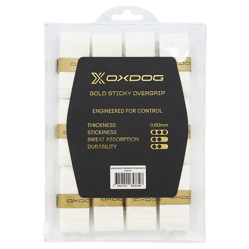Surgrips Oxdog Gold Sticky Blanc x12 - Esprit Padel Shop