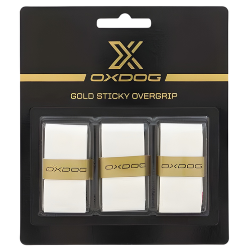 Overgrips Oxdog Gold Sticky Blanco x3 - Esprit Padel Shop