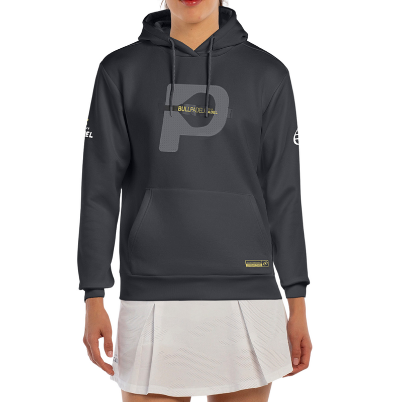 Sweat Bullpadel Aerea Noir Femme - Esprit Padel Shop