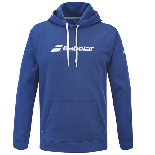 Sweater Babolat oefening hood blauw 2024 voorkant - Esprit Padel Shop