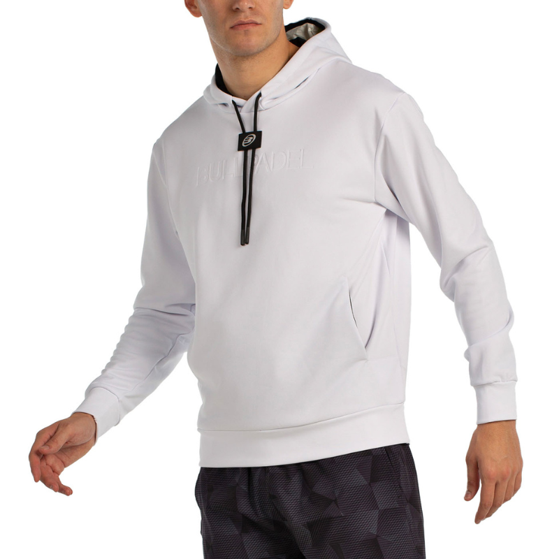 Sweat Bullpadel Binee Blanc - Esprit Padel Shop