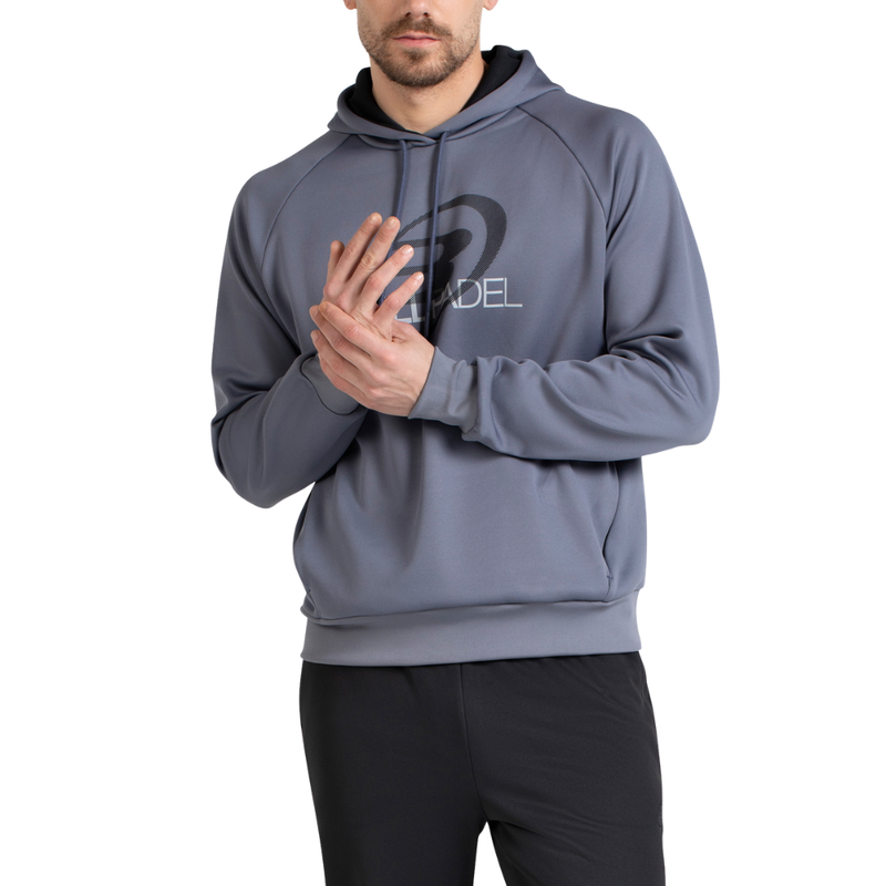 Bullpadel Eira Grey sweatshirt - Esprit Padel Shop