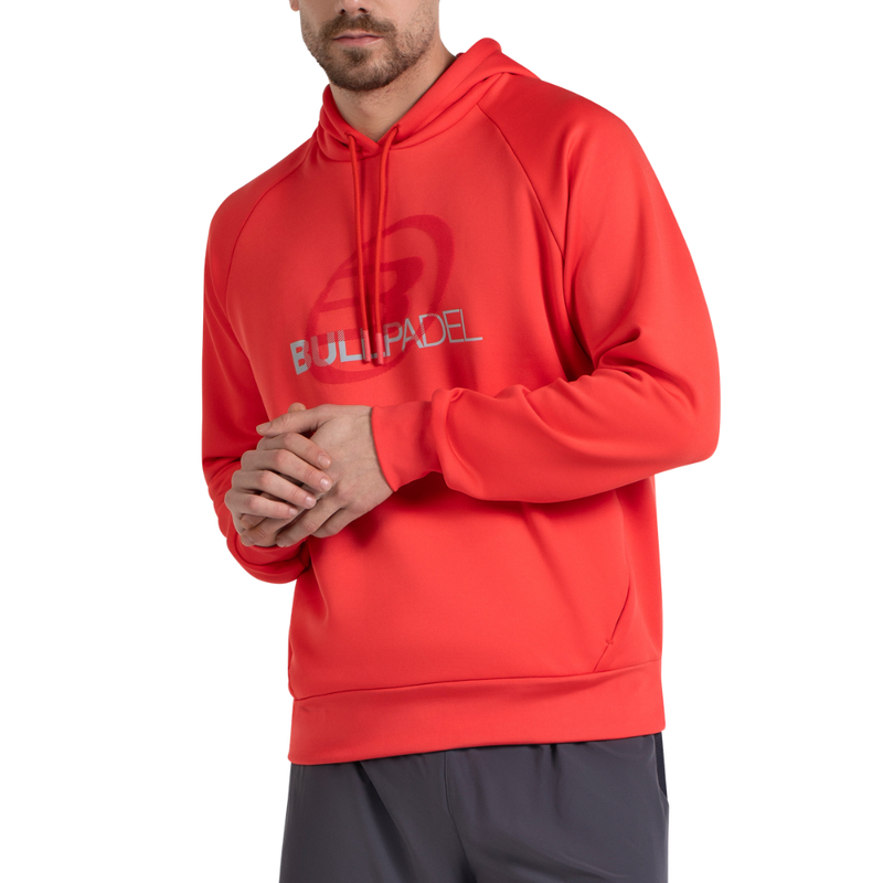 Bullpadel Eira Red sweatshirt - Esprit Padel Shop