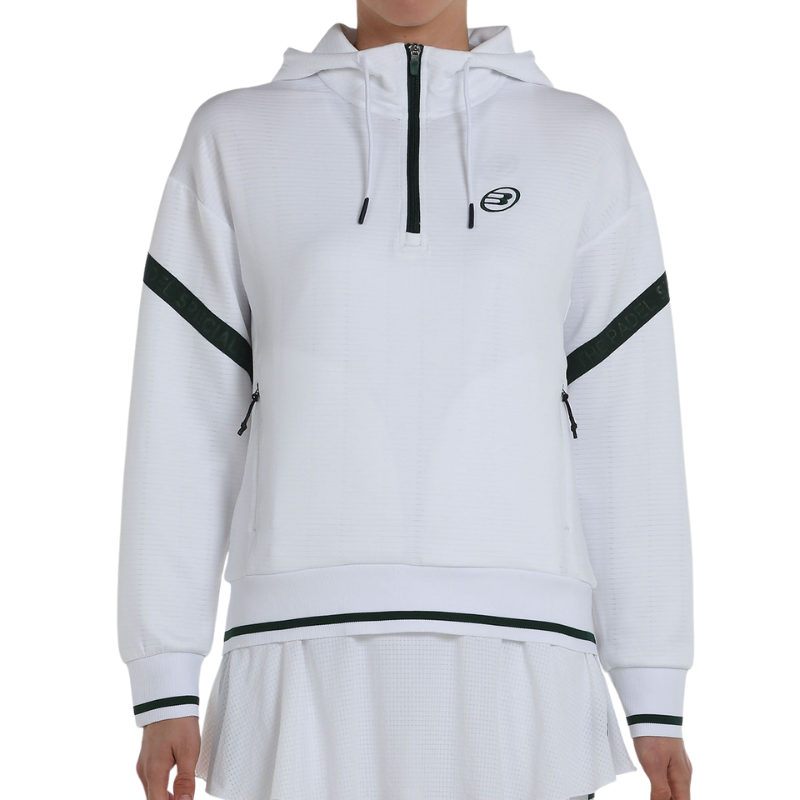 Sweat Bullpadel Lesa Blanc Femme - Esprit Padel Shop