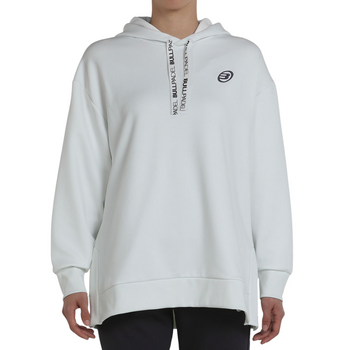 Bullpadel Nan Women's White Sweatshirt - Esprit Padel Shop