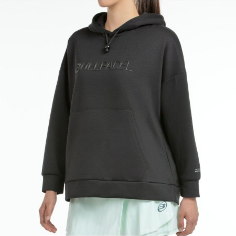Sweat Bullpadel Silba Noir Femme - Esprit Padel Shop