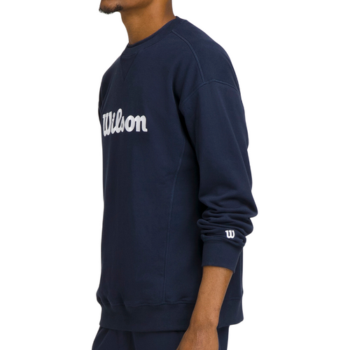 Sudadera Wilson Team Crewneck Script Azul marino - Esprit Padel Shop
