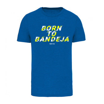 Camiseta TBT - Padel Wear® Born to Bandeja poliéster azul - Esprit Padel Shop