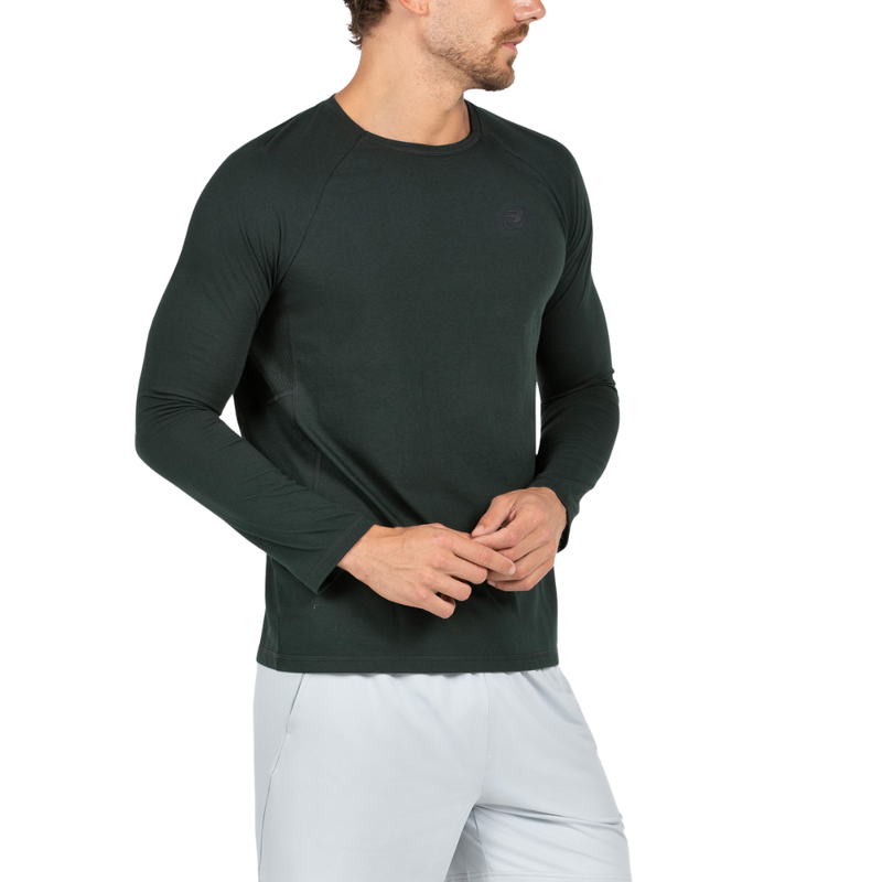 T-shirt de manga comprida Bullpadel Amer verde - Esprit Padel Shop