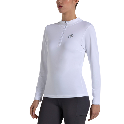 Camiseta de manga larga Bullpadel Becal Blanco Mujer - Esprit Padel Shop