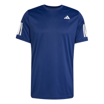 T-shirt Adidas 3 Stripes Club Blu Navy - Esprit Padel Negozio