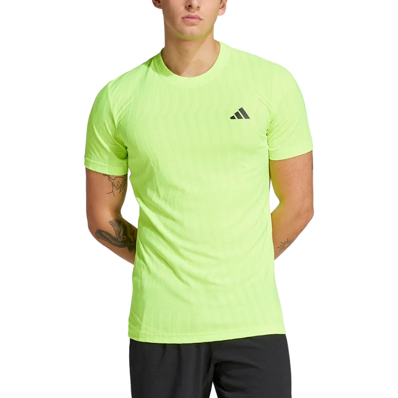 T-shirt Adidas Freelift Jaune - Esprit Padel Shop
