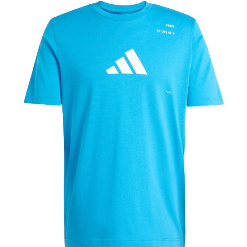 T-shirt Adidas Padel Cat Bleu - Esprit Padel Shop