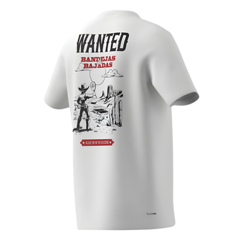 T-shirt Adidas Padel Wanted Blanc - Esprit Padel Shop