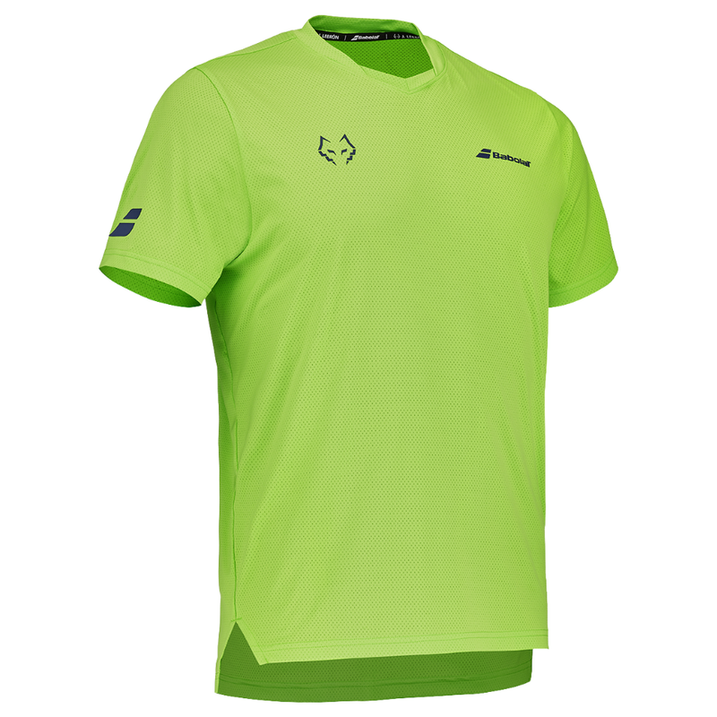 Babolat Crew Neck Tee Lebron Green T-shirt - Esprit Padel Shop