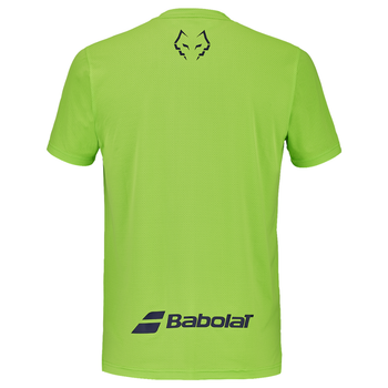 T-Shirt Babolat Crew Neck Tee Lebron Verde - Esprit Padel Shop