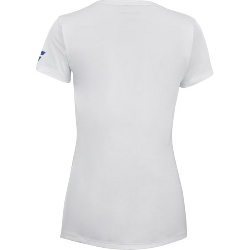 Camiseta Babolat Exercice Tee Blanco Mujer 2024 - Esprit Padel Shop