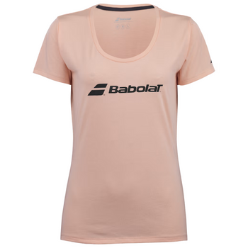 T-shirt Babolat Esercizio Donna Tee Rosa 2024 viso - Esprit Padel Negozio