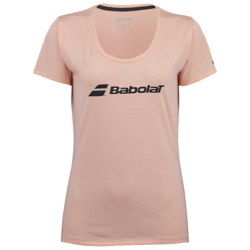 T-shirt Babolat Esercizio Donna Tee Rosa 2024 viso - Esprit Padel Negozio