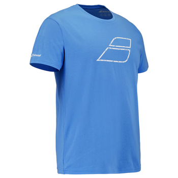 T-shirt Babolat Exercise Cotton Tee Azul Junior Rapaz 2026 - Esprit Padel Shop