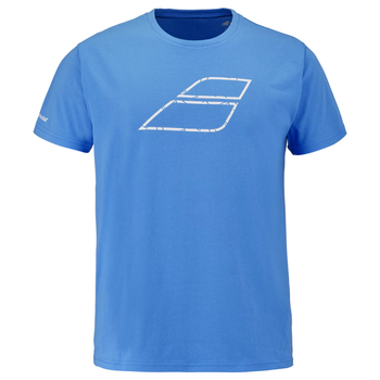 T-shirt Babolat Exercise Cotton Tee Azul Júnior Rapaz 2026 - Esprit Padel Shop