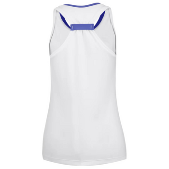 Maglia Babolat Play Tank Top Junior Donna Bianco 2024 - Esprit Padel Shop