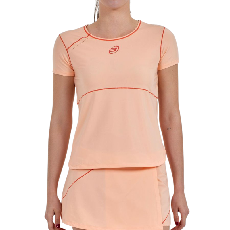 T-shirt Bullpadel Albala Orange Clair Femme - Esprit Padel Shop