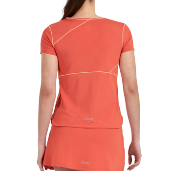 Camiseta Bullpadel Albala naranja para mujer - Esprit Padel Shop