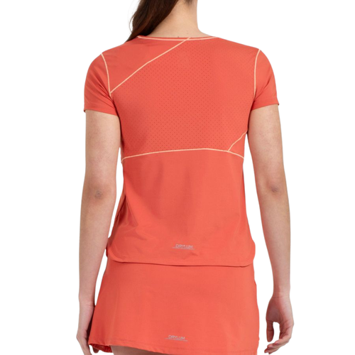 Camiseta Bullpadel Albala naranja para mujer - Esprit Padel Shop