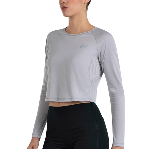 Camiseta Bullpadel Almo Gris Mujer - Esprit Padel Shop