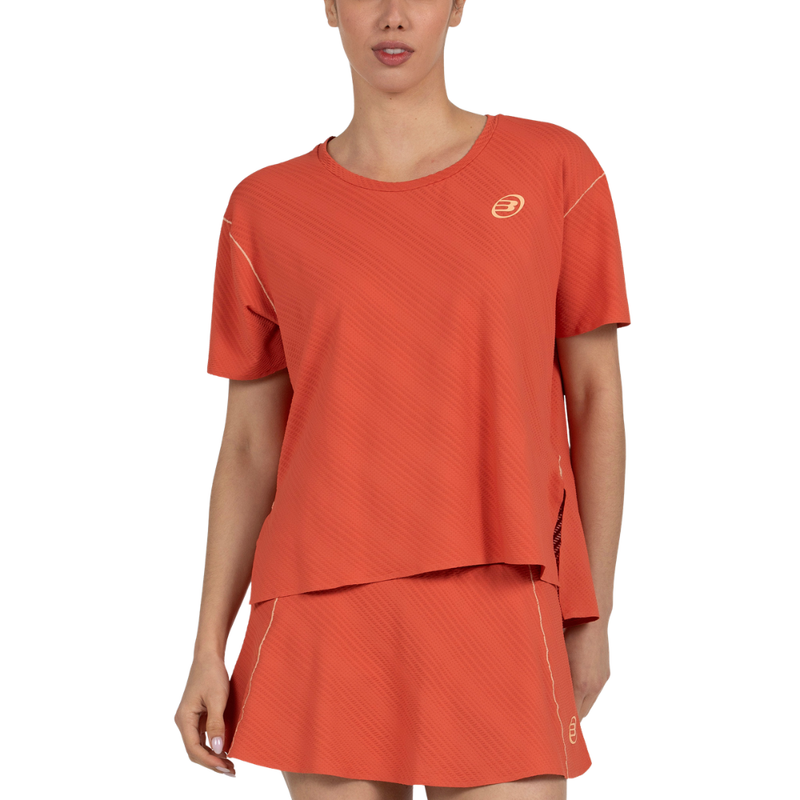 T-shirt Bullpadel Almoin Orange Femme - Esprit Padel Shop