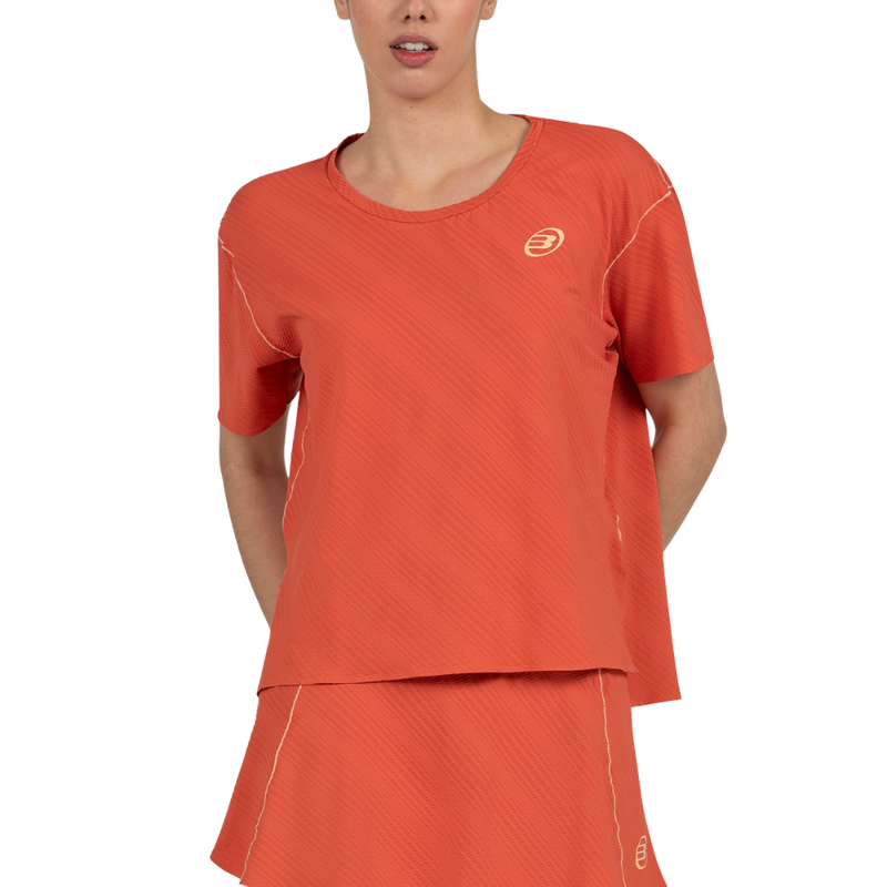 T-shirt Bullpadel Almoin Orange Femme - Esprit Padel Shop
